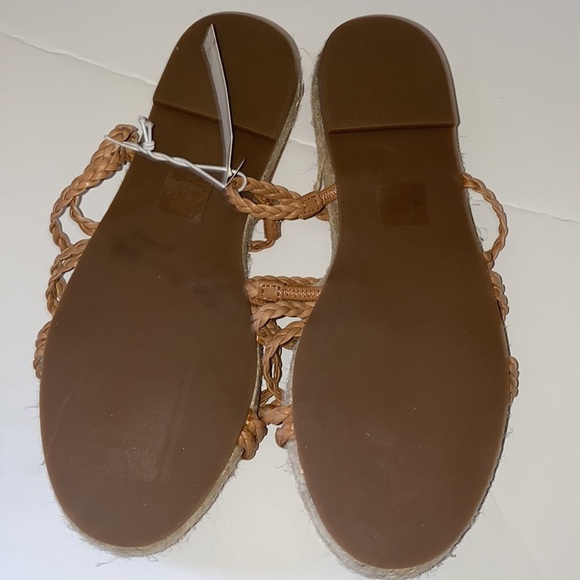 Madewell The Kathryn Espadrille Slide Sandal in Leather - Picture 4 of 4